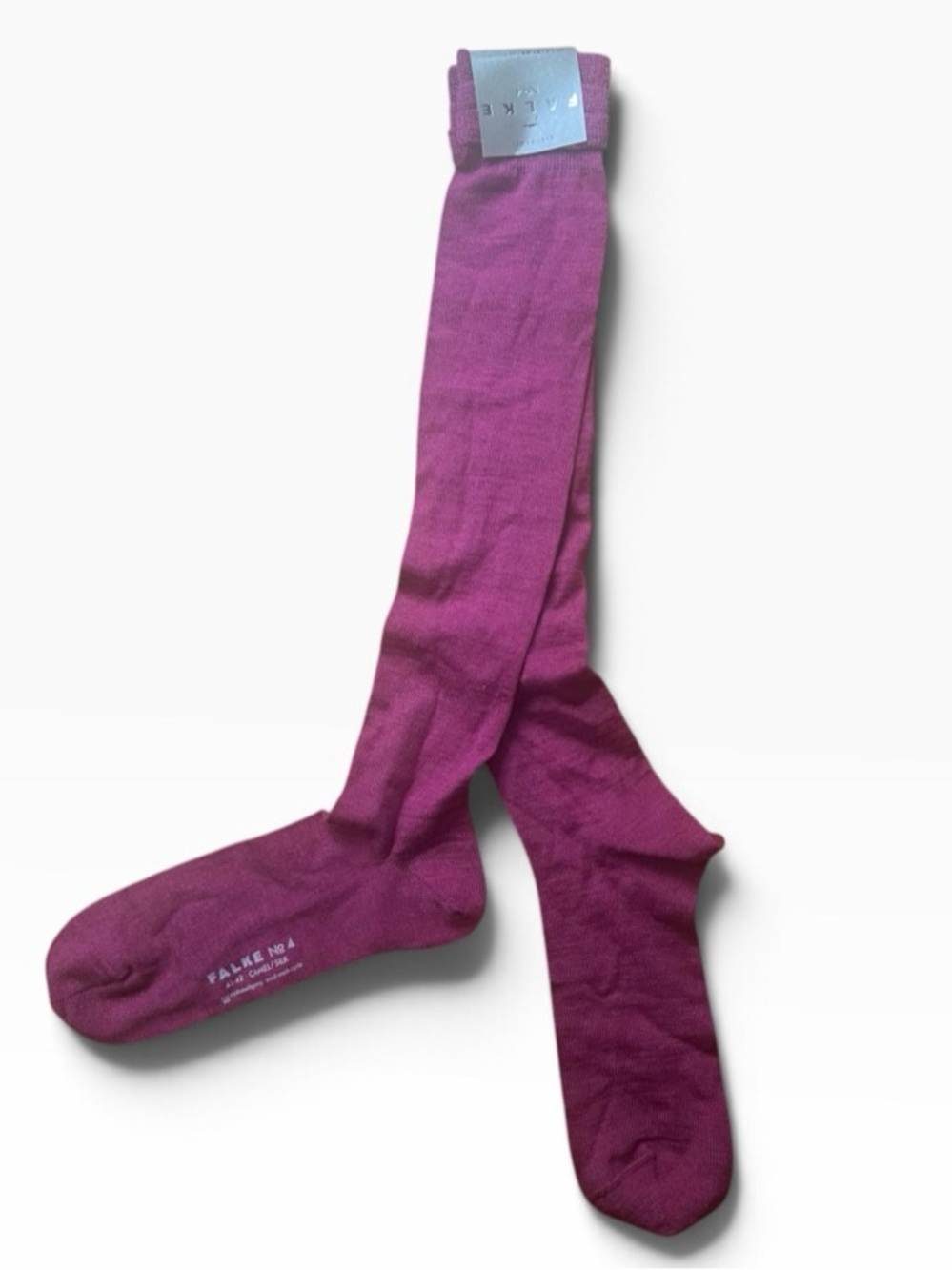 Falke women’s silk Knee-High Socks in Magenta